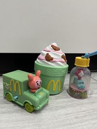 日本麥當勞玩具 McDonald's Angel Blue Toys Set