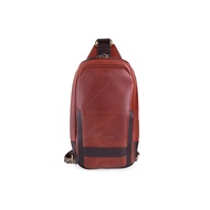 ZETTINO กระเป๋าสะพายคาดอกหนังแท้ l Sling Pack