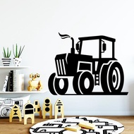 Stiker Dinding Kamar Tidur Anak Creatively Tractor Vinyl Wall Sticker Decals For Kids Room Decoratio