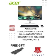 Acer Aspire C221600-4505W11 21.5" FHD All-In-One Desktop PC