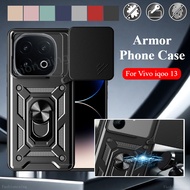 Vivo iqoo 13 Casing For Vivo iqoo 13 iqoo13 1 3 Vivoiqoo13 Armor Phone Case Ring Bracket Stent Push 