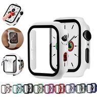 Apple Watch Protective Case Tempered Film Integrated Film Watch Case Protective Case Suitable for Apple Watch S7 6 SE iWatch 45mm/44mm