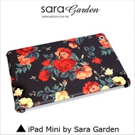 【Sara Garden】客製化 手機殼 蘋果 ipad mini4 碎花 玫瑰花 保護殼 保護套 硬殼