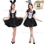 服裝成人女 兔女郎裙子兔子裝魔術師演出服遊戲制服含尾巴
