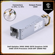Dell Optiplex 3050 3060 3070 Inspiron 3430 3460 3470 Precision 3430 SFF 200W Refurbished Power Suppl