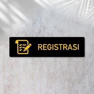 Acrylic Registration Sign | Acrylic Registration Indicator Desk Decoration