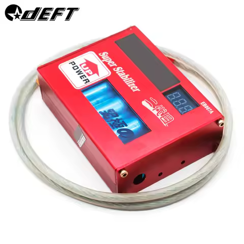 DEFT DC 12V Universal Car Fuel Saver Voltage Stabilizer Regulator Voltage Earthing Volt Controller C