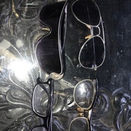 Aviator Sunglasses Round Frame Dark LensWanita