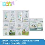 Free Gift Azalea Smooth Foot Cream 5ml & Olive Oil 8ml - EXP Date: September 2028 Cracked Heel Cream