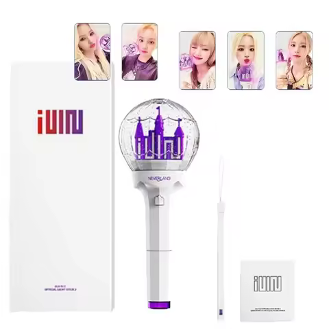 Kpop (G)I-DLE Ver.2 Lightstick Castle Hand Lamp Gidle Concert Hiphop Party Light Stick Flash Fluores