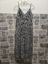 UNIQLO C -S號 - V領打褶細肩帶洋裝**良品**免運**