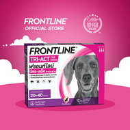 [ใหม่ ขายดี]FRONTLINE TRI-ACT สำหรับสุนัข หยดตรงจุด หยุด ยุง เห็บ หมัด ฟรอนท์ไลน์ ไตร-แอ็ค
