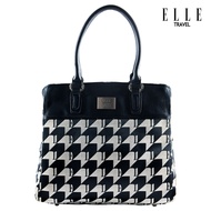Elle Travel Dido Collection กระเป๋าสะพายข้างสำหรับสตรี Houndstooth Jacquard And Leather #82340