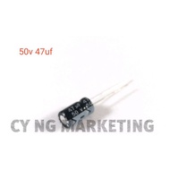 1PC Electrolytic Capacitor 50V 47uF 47uf 50v 50v47uf