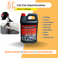 cat tembok 5kg hitam pelapis bocor dinding aspal emulsion waterproofing dak atap beton rumah bocor a