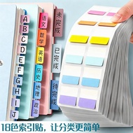 Geography Index Stickers Junior High School Students Dedicated Historical Writing Note Stickers Seve