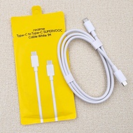 Realme Original 10A PD Cable 100W 80W 65W Usb Type C Super Dart Vooc Charger Cord For 15 14 13 Pro+