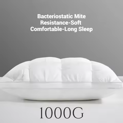 Comfortable Pillows for Sleeping 5-star Hotel Pillow Three-dimensional Soft Bilateral Washed Solid C