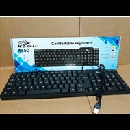 Black K850 USB Wired Keyboard