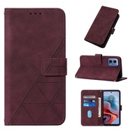 Flip Wallet Leather Phone Case For Motorola G34 Cases G 34 Full Protection Card Holder Kickstand Pho