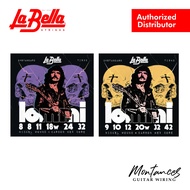 La Bella Tony Iommi Signature | Nickel Roundwound | D or C Drop Tune | Electric Guitar String Set