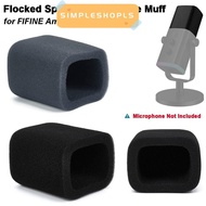 SIMPLESHOPLS 1pcs Mic Windscreen Cover, Sponge Windproof Microphone Muff, Professional Replacement N