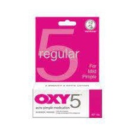 OXY ACNE PIMPLE MEDICATION 5 REGULAR / 10 MAXIMUM / COVER-UP