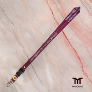 Maroons - UP Embroidered Lanyard  University of the Philippines