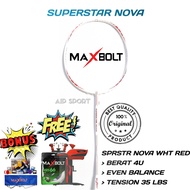 Maxbolt Superstar Nova 35 Lbs Badminton Racket Original