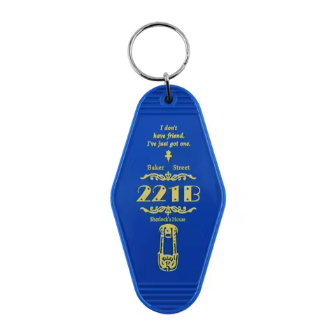 I Don'T Have Fiiend.I'Ve Just Got One Sherloock Holmes Inspiration 221B Baker Street Pendant Key Cha