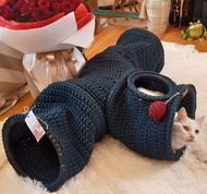 貓隧道寵物床鉤針鉤針貓屋