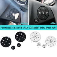 ABS Car Interior Steering Wheel Button Modification Trim Striker For Mercedes Benz C E S GLK Class W204 W212 W221 X204 C200 C250
