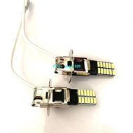 [H3 Fog Light Bulb] H3 Super Bright Car Bulb White Anti-Fog 12V Front Strobe LED Modified Accessorie