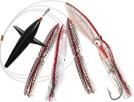 OCEAN CAT Saltwater Trolling Fishing Lures Daisy Chain Squid Octopus for Fishing with Rigged Hook 8/