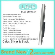 LA04 Laptop Battery For HP 248 340 350 G1 728460-001 F3B96AA HSTNN-UB5M HSTNN-UB5N HSTNN-Y5BV