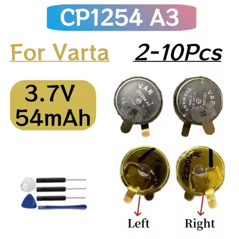 2-10PCS CP1254 1254 3.7V A3 Rechargeable Battery For Bose Sport Earbuds Wireless Bluetooth Headphone