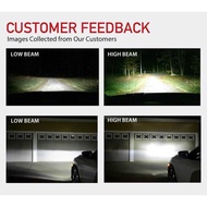 1 Year 2pcs White H7 LED Car Headlight Bulb For Benz W21