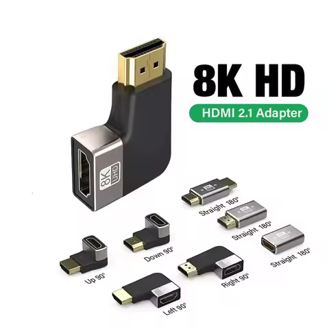8K HDMI 2.1 Adapter Extender Male to Female Mini Micro HDMI-compatible Cable Extension 8K@60Hz 4K@12
