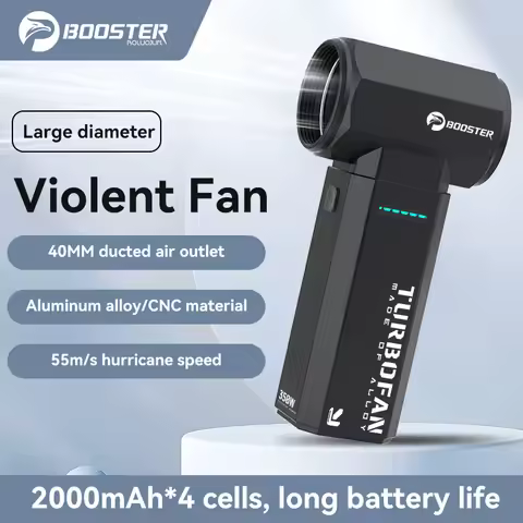 BOOSTER TF40M Turbo Water Blower Jet Fan 40mm&300W Blowing Water Dust Shedding Leaves Maximum Wind S