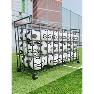 Campus Football Storage Frame Iron Ball Cart Kindergarten Ball Rack Leather Ball Storage Basket Bask
