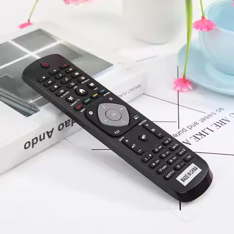 Black TV DVD Remote Control for Philips Powerful Universal Remote Controller Replacement Consumer El