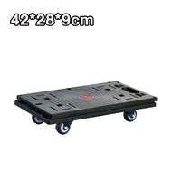 รถเข็น 4 ล้อ รับน้ำหนักได้ 150 กิโลกรัม ล้อ 2 นิ้ว42x28cm รถเข็นดอลลี่ ต่อเป็นแพได้ เสียงเงียบ ชื่อม