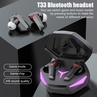 Gaming Headsets TWS Wireless Earphones Low Latency Sound Noise Cancellation Sports Earbuds Bluetooth
