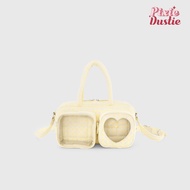 Pixie Dustie (Boston Bag) กระเป๋าผ้า กระเป๋าถือ กระเป๋าสะพายข้าง รุ่น Pixie Fluffy Heart Bag PIX22