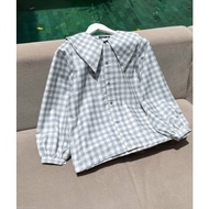 Plaid Blouse by Edmee