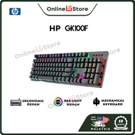 HP GK100F REAL WIRED MECHANICAL MIXED BACKLIGHT GAMING KEYBOARD WITH 104 KEYS(BLUE SWITCH)