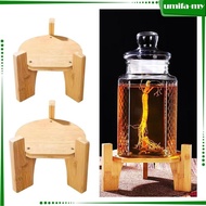 [UmifaMY] Drink Dispenser Stand Bamboo Water Container Rack Drink Dispenser Support Base for Celebrations Festivals Ornaments