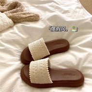 Bohemian Slippers, Thick-Soled Outdoor Woven Sandals