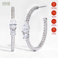 Toi et Moi You And Me Earrings with Sparkling CZ Stone 925 Sterling Silver High Quality E5331102