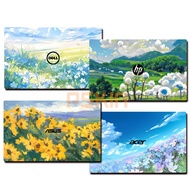 Pskin 1 10 + Laptop Sticker Flower Pattern For Dell, Hp, Asus, Lenovo, Acer, MSI, Surface,Vaio, Macbook